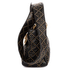 Shoulder Bag Medium Studded Supple Lady Dior Medium Black Studded Cannage Lambskin Leather