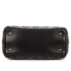 Shoulder Bag Medium Studded Supple Lady Dior Medium Black Studded Cannage Lambskin Leather