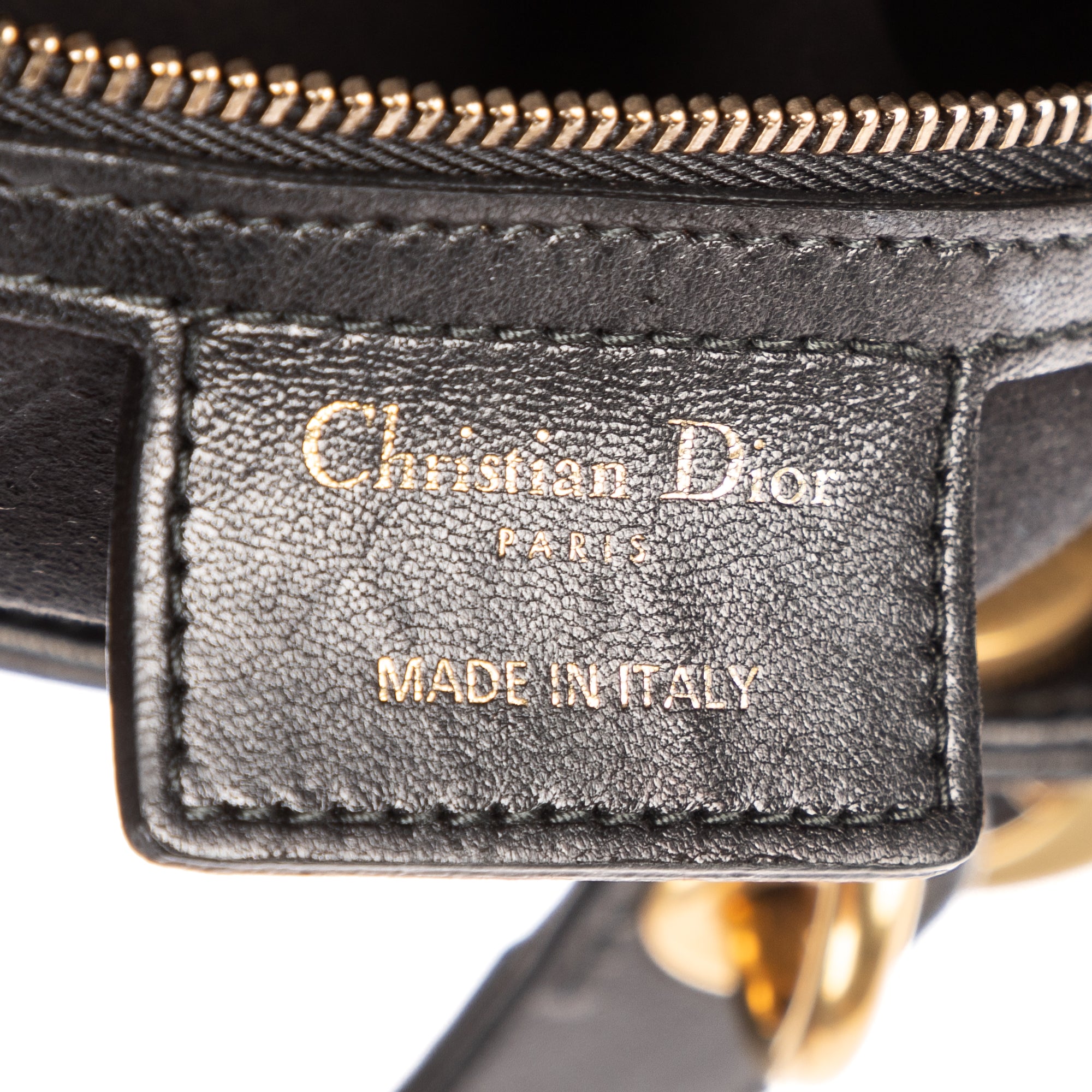 Shoulder Bag Medium Studded Supple Lady Dior Medium Black Studded Cannage Lambskin Leather