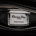 Shoulder Bag Large Lady Dior Large Black Cannage Patent Leather