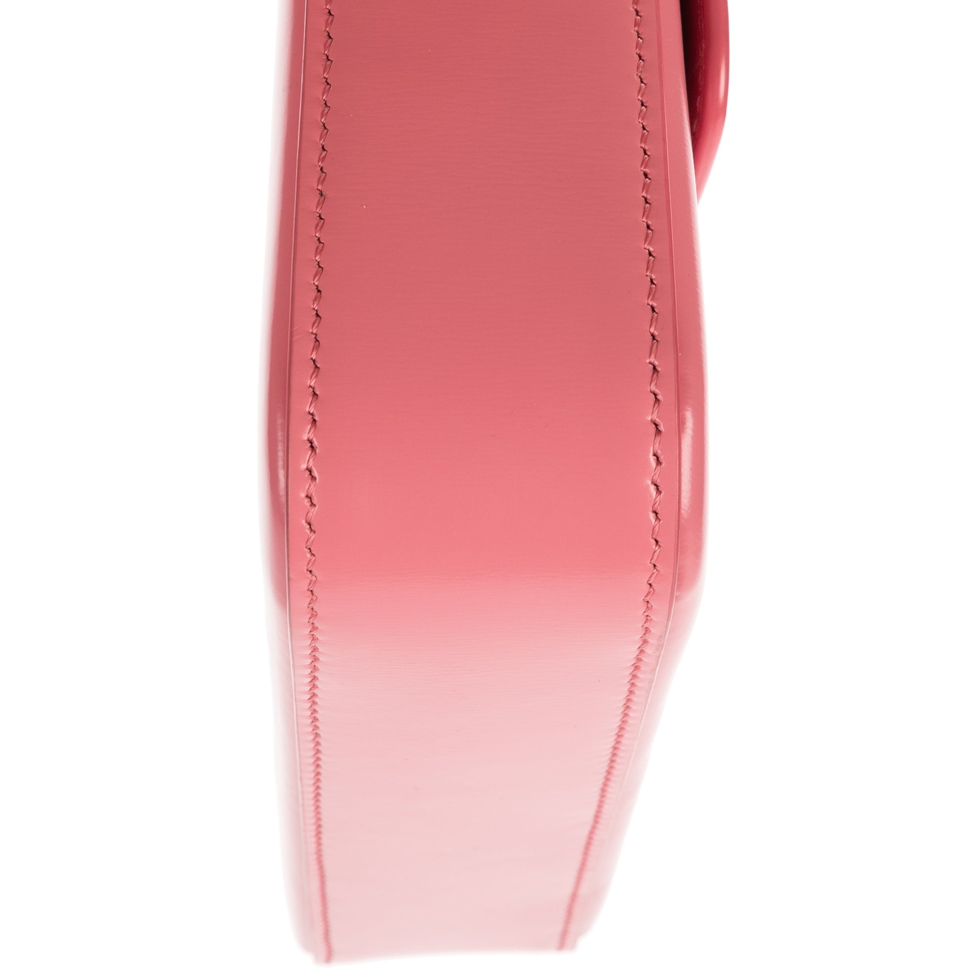 Shoulder Bag Claude Pink Smooth Calfskin Leather