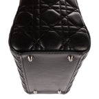 Shoulder Bag Medium Lady Dior Medium Black Cannage Lambskin Leather