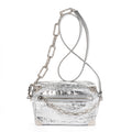 Shoulder Bag Ltd. Ed. 2023 Mini Soft Trunk Crushed Mini Metallic Silver Crinkled Metallic Calfskin Leather