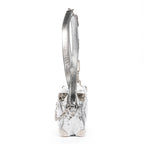 Shoulder Bag Ltd. Ed. 2023 Mini Soft Trunk Crushed Mini Metallic Silver Crinkled Metallic Calfskin Leather