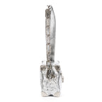 Shoulder Bag Ltd. Ed. 2023 Mini Soft Trunk Crushed Mini Metallic Silver Crinkled Metallic Calfskin Leather