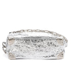Shoulder Bag Ltd. Ed. 2023 Mini Soft Trunk Crushed Mini Metallic Silver Crinkled Metallic Calfskin Leather