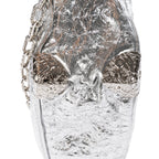Shoulder Bag Ltd. Ed. 2023 Mini Soft Trunk Crushed Mini Metallic Silver Crinkled Metallic Calfskin Leather