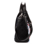 Shoulder Bag Rare Ltd. Ed. Medium Embroidered Lady Dior Art by Betty Mariani Medium Black Betty Mariani Embellished Lambskin Leather