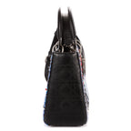 Shoulder Bag Rare Ltd. Ed. Medium Embroidered Lady Dior Art by Betty Mariani Medium Black Betty Mariani Embellished Lambskin Leather