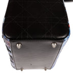 Shoulder Bag Rare Ltd. Ed. Medium Embroidered Lady Dior Art by Betty Mariani Medium Black Betty Mariani Embellished Lambskin Leather