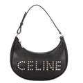 Shoulder Bag Medium Studded Ava Medium Black Studded Calfskin Leather