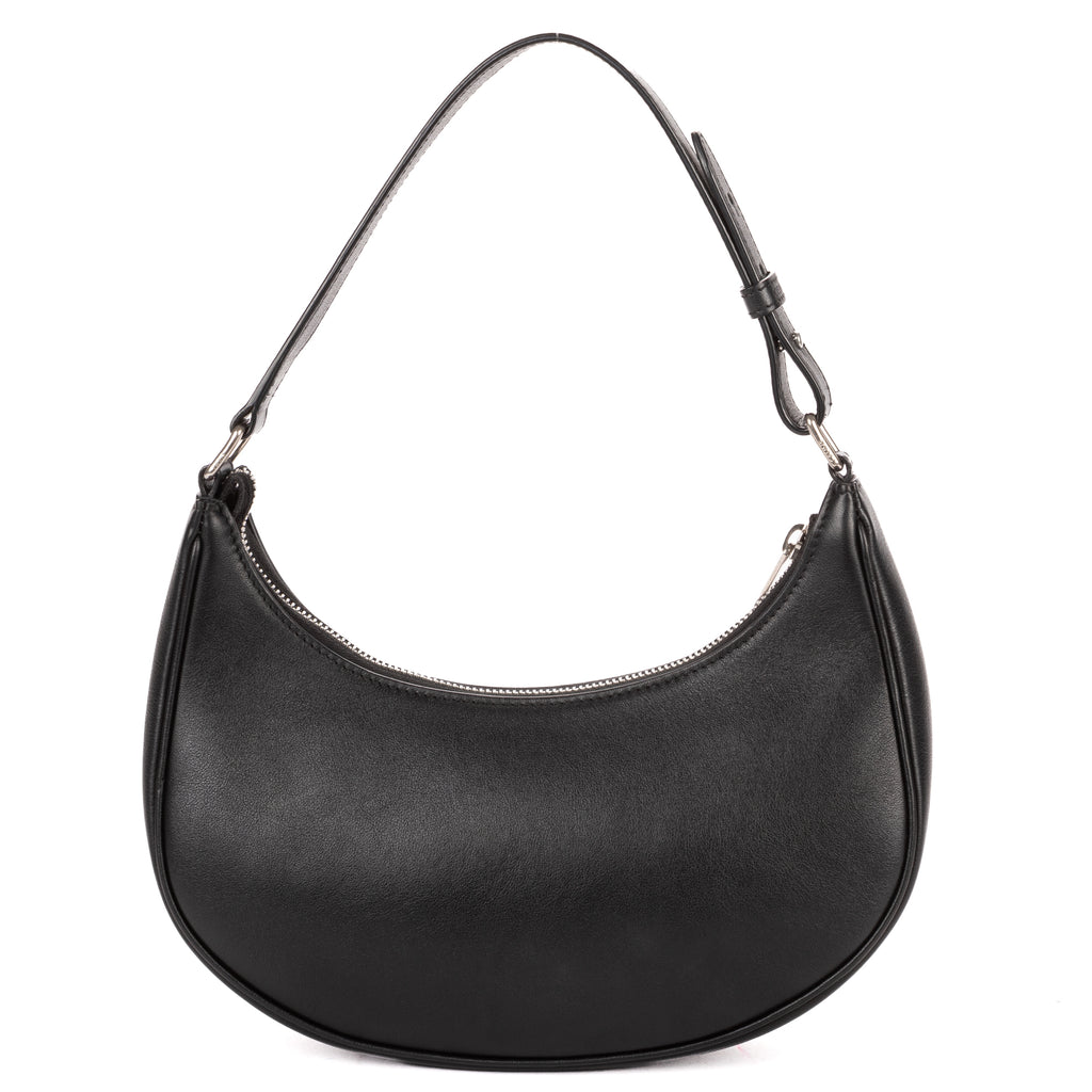 Shoulder Bag Medium Studded Ava Medium Black Studded Calfskin Leather
