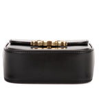 Shoulder Bag Mini Claude Mini Black Smooth Calfskin Leather