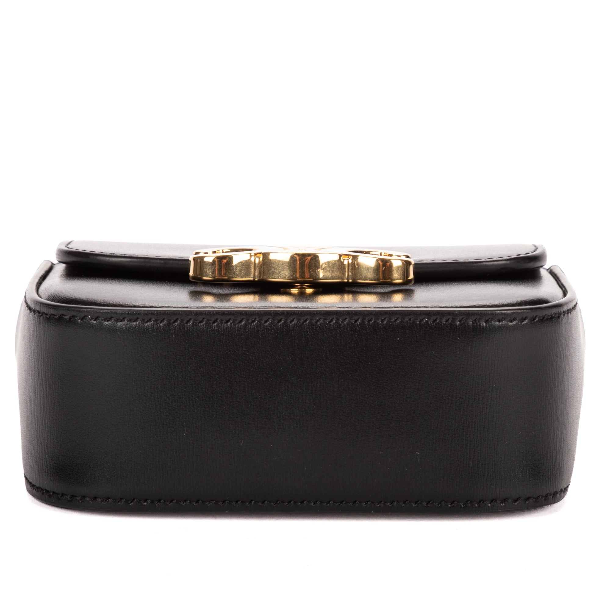 Shoulder Bag Mini Claude Mini Black Smooth Calfskin Leather