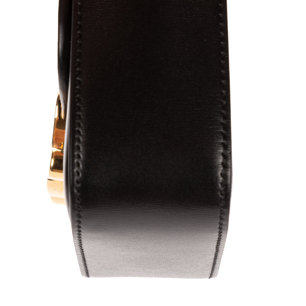 Shoulder Bag Mini Claude Mini Black Smooth Calfskin Leather