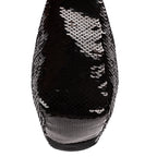 Handbag Re-Edition 2000 Sequinned Mini Bag Black Nylon embellished with sequins