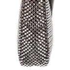 Shoulder Bag Triangle Bag Black Crystal embellishments Nylon