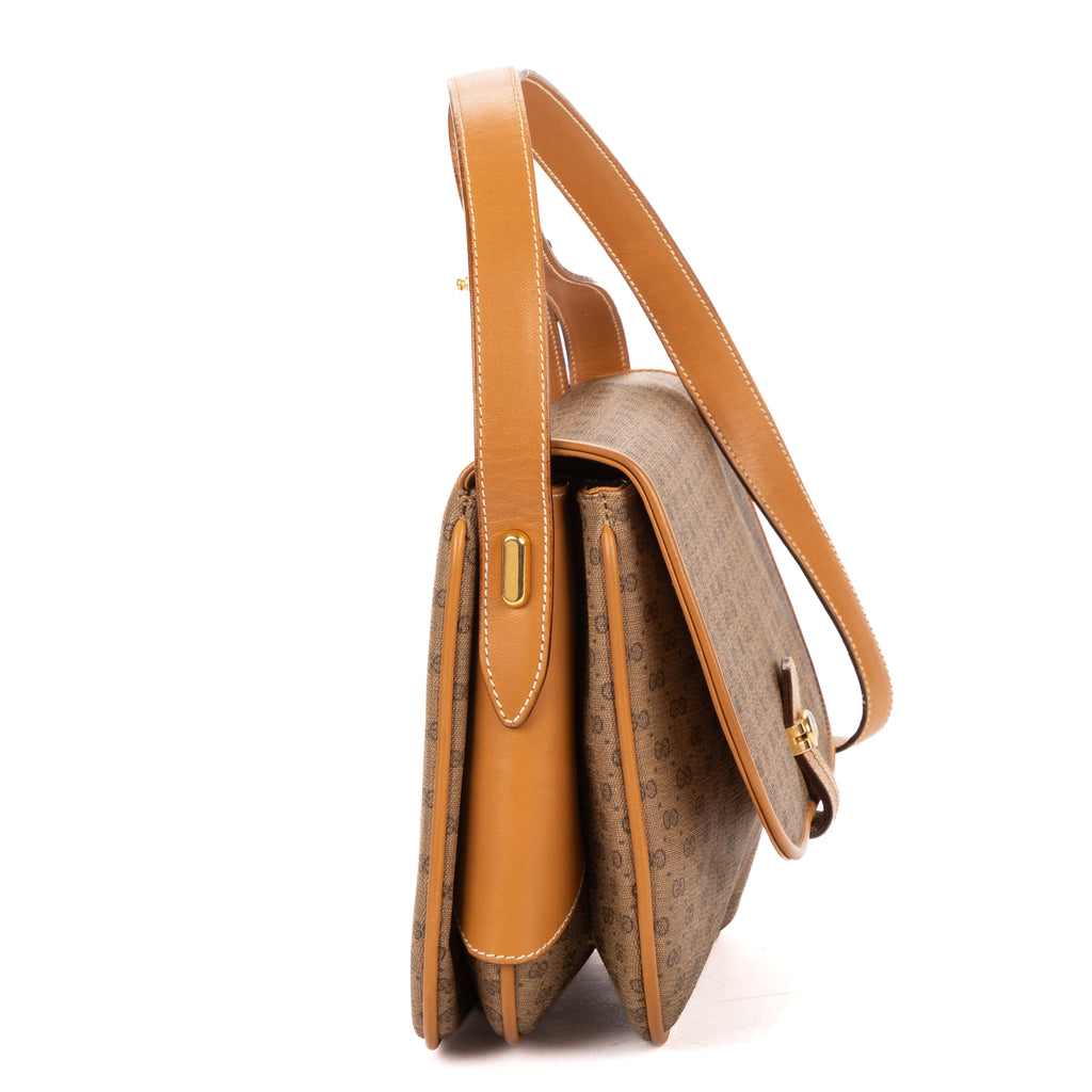 Shoulder Bag Vintage Supreme Crossbody Beige Micro GG Canvas