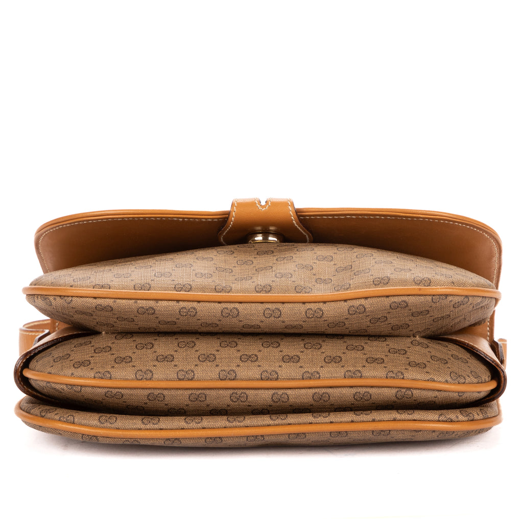 Shoulder Bag Vintage Supreme Crossbody Beige Micro GG Canvas