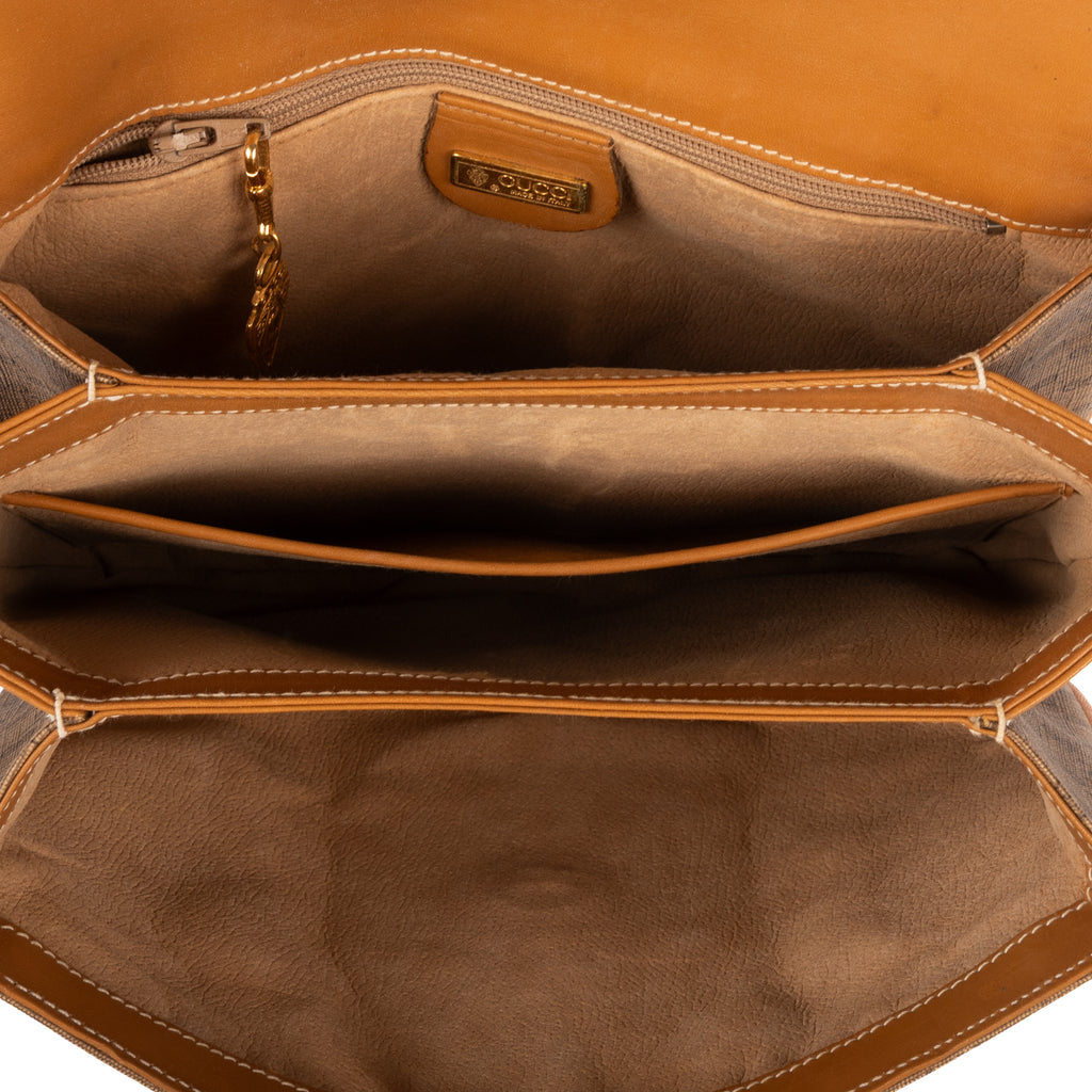 Shoulder Bag Vintage Supreme Crossbody Beige Micro GG Canvas