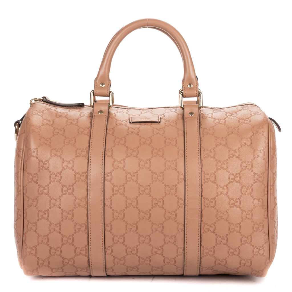 Shoulder Bag Medium Boston Medium Pink Supreme Coated Canvas