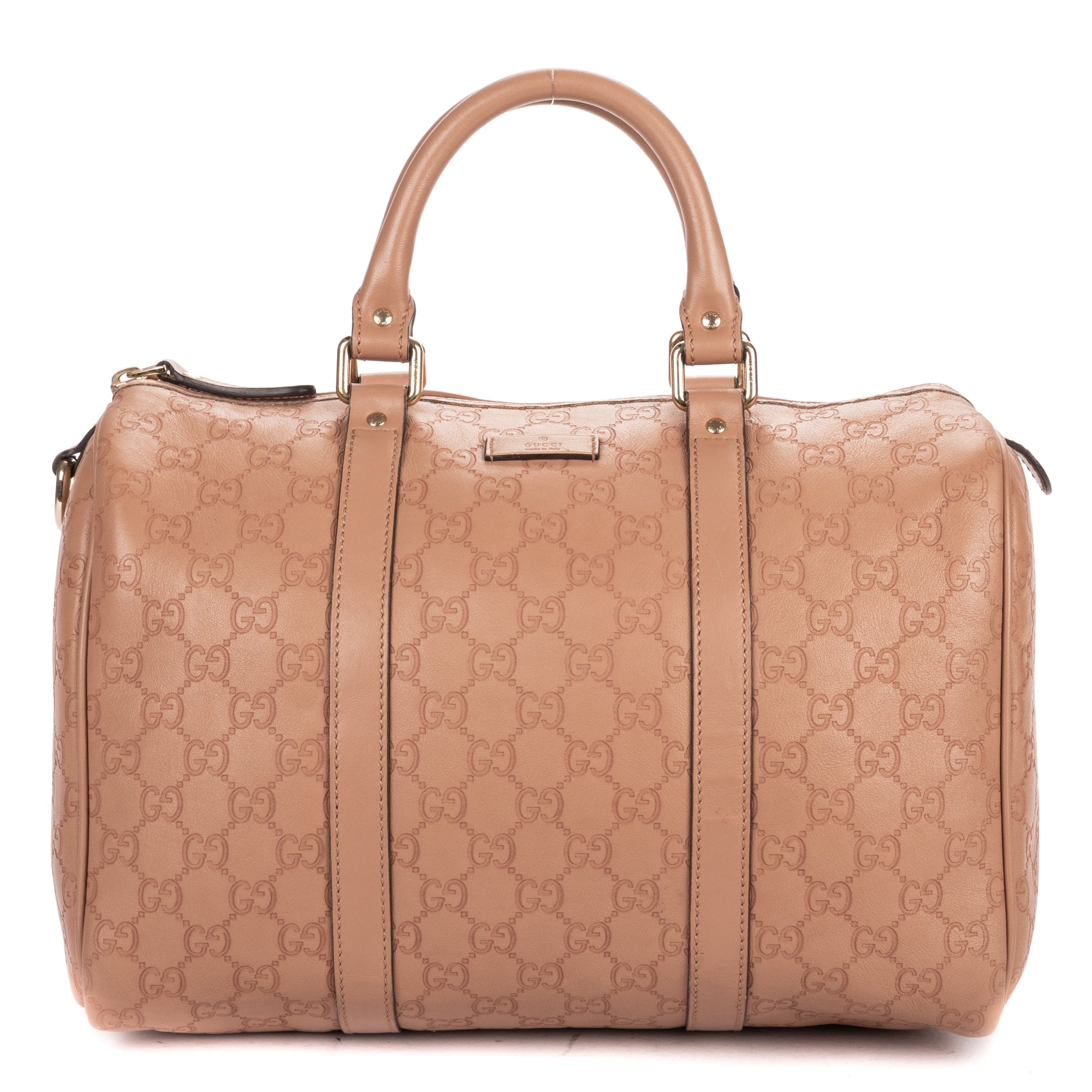 Shoulder Bag Medium Boston Medium Pink Supreme Coated Canvas