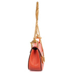 Shoulder Bag Nano Drew Nano Red Grained Calfskin Leather
