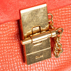Shoulder Bag Nano Drew Nano Red Grained Calfskin Leather