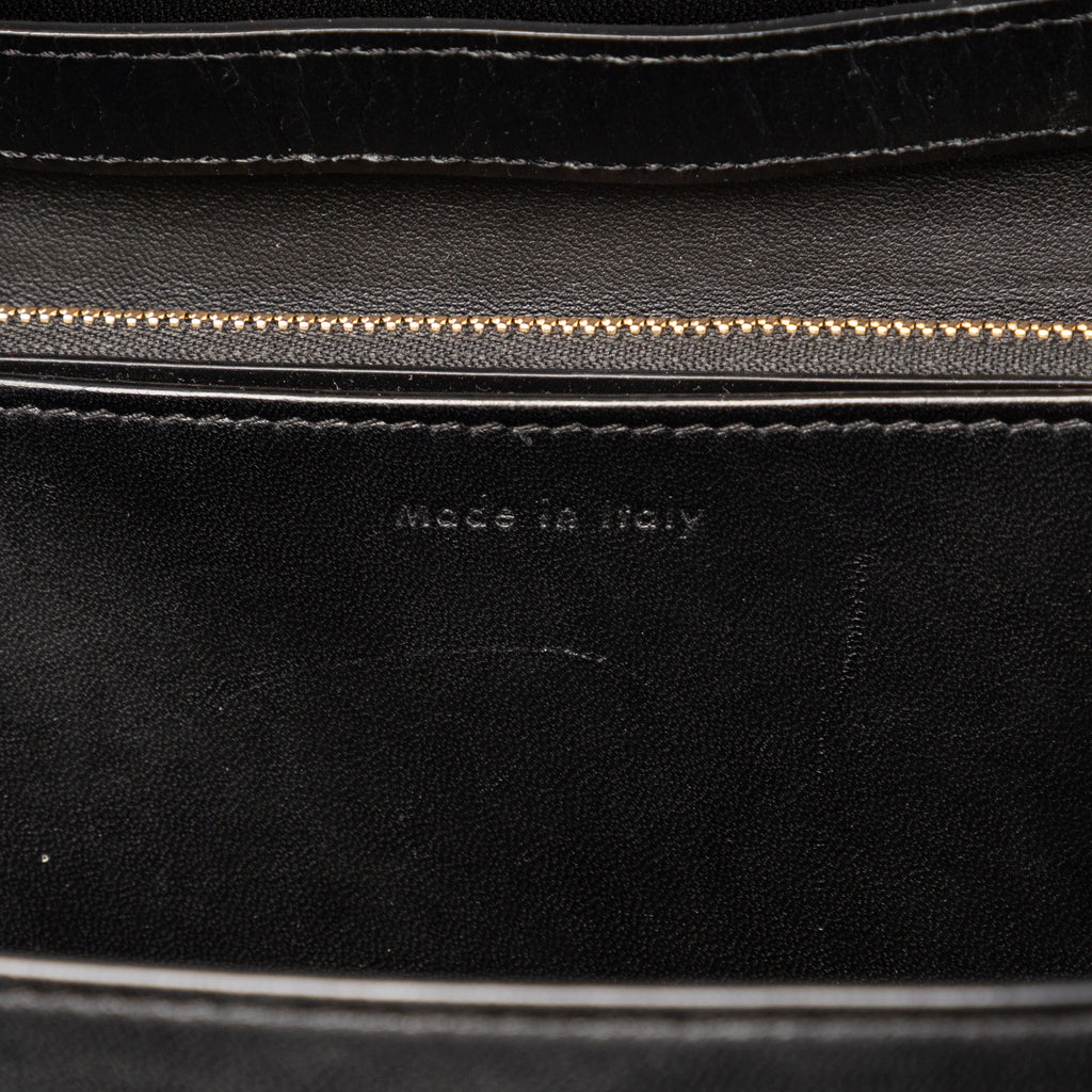 Shoulder Bag Medium Classic Box Medium Black Smooth Calfskin Leather