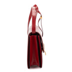 Shoulder Bag Medium Classic Box Medium Red Smooth Calfskin Leather