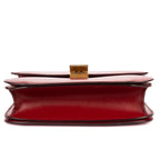 Shoulder Bag Medium Classic Box Medium Red Smooth Calfskin Leather