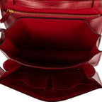 Shoulder Bag Medium Classic Box Medium Red Smooth Calfskin Leather