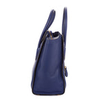 Handbag Micro Luggage Navy Grained Calfskin Leather