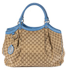 Shoulder Bag Sukey Tote Beige Monogrammed Canvas