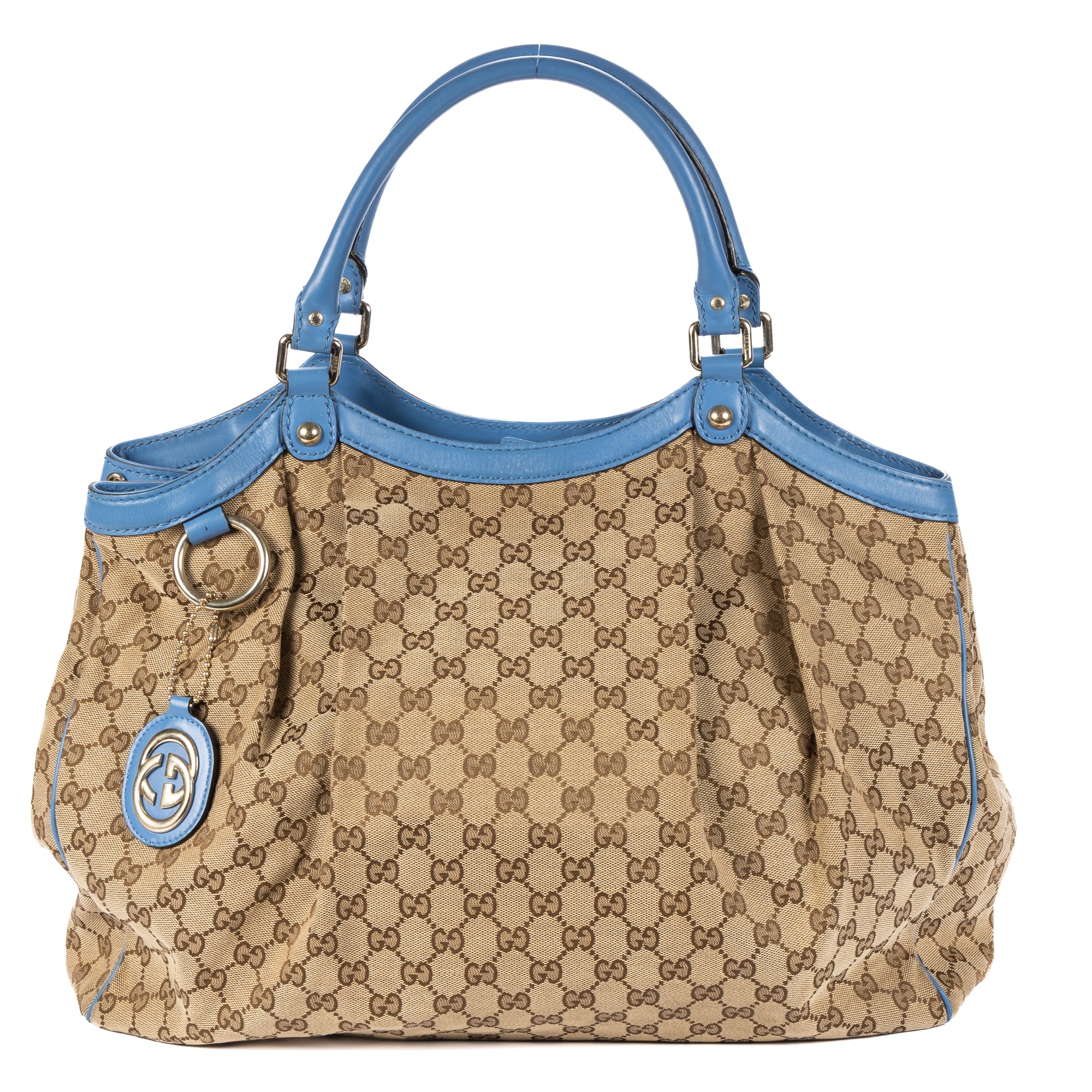 Shoulder Bag Sukey Tote Beige Monogrammed Canvas