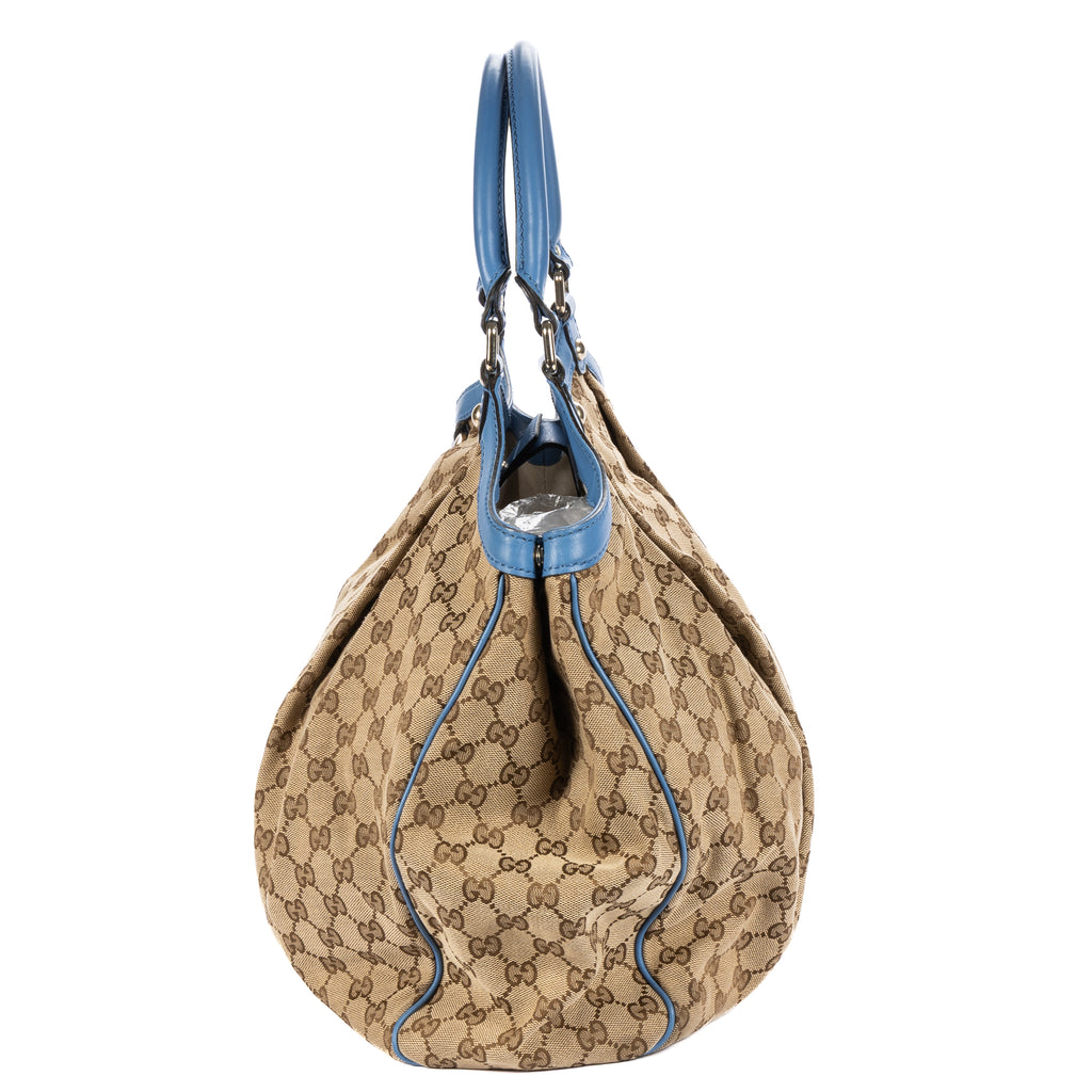 Shoulder Bag Sukey Tote Beige Monogrammed Canvas