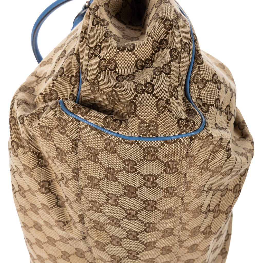 Shoulder Bag Sukey Tote Beige Monogrammed Canvas