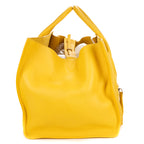 Shoulder Bag Large Phantom Luggage Large Yellow Grained Calfskin Leather