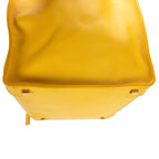 Shoulder Bag Large Phantom Luggage Large Yellow Grained Calfskin Leather