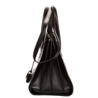 Shoulder Bag Sac de Jour Black Calfskin Leather