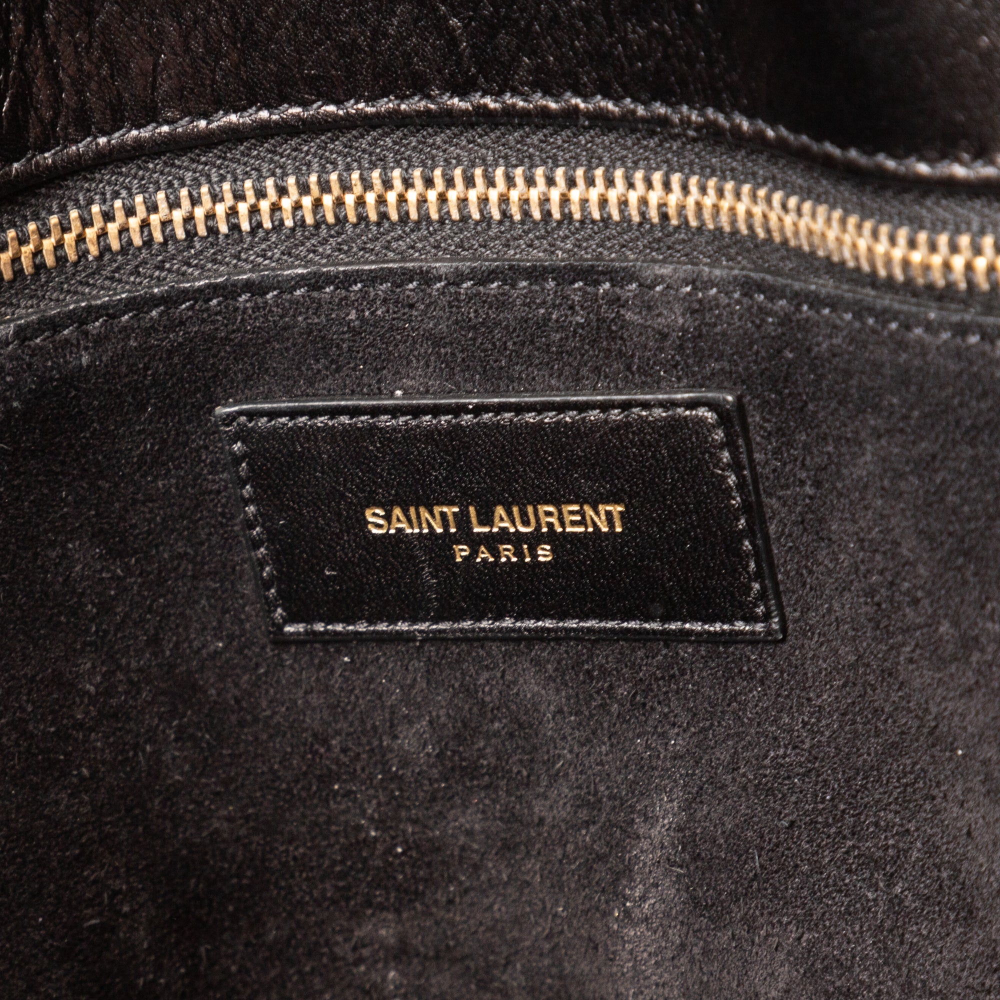 Shoulder Bag Sac de Jour Black Calfskin Leather