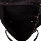Shoulder Bag Mini Belt Bag Black Grained Calfskin Leather