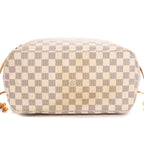 Shoulder Bag Neverfull MM Ivory Damier Azur