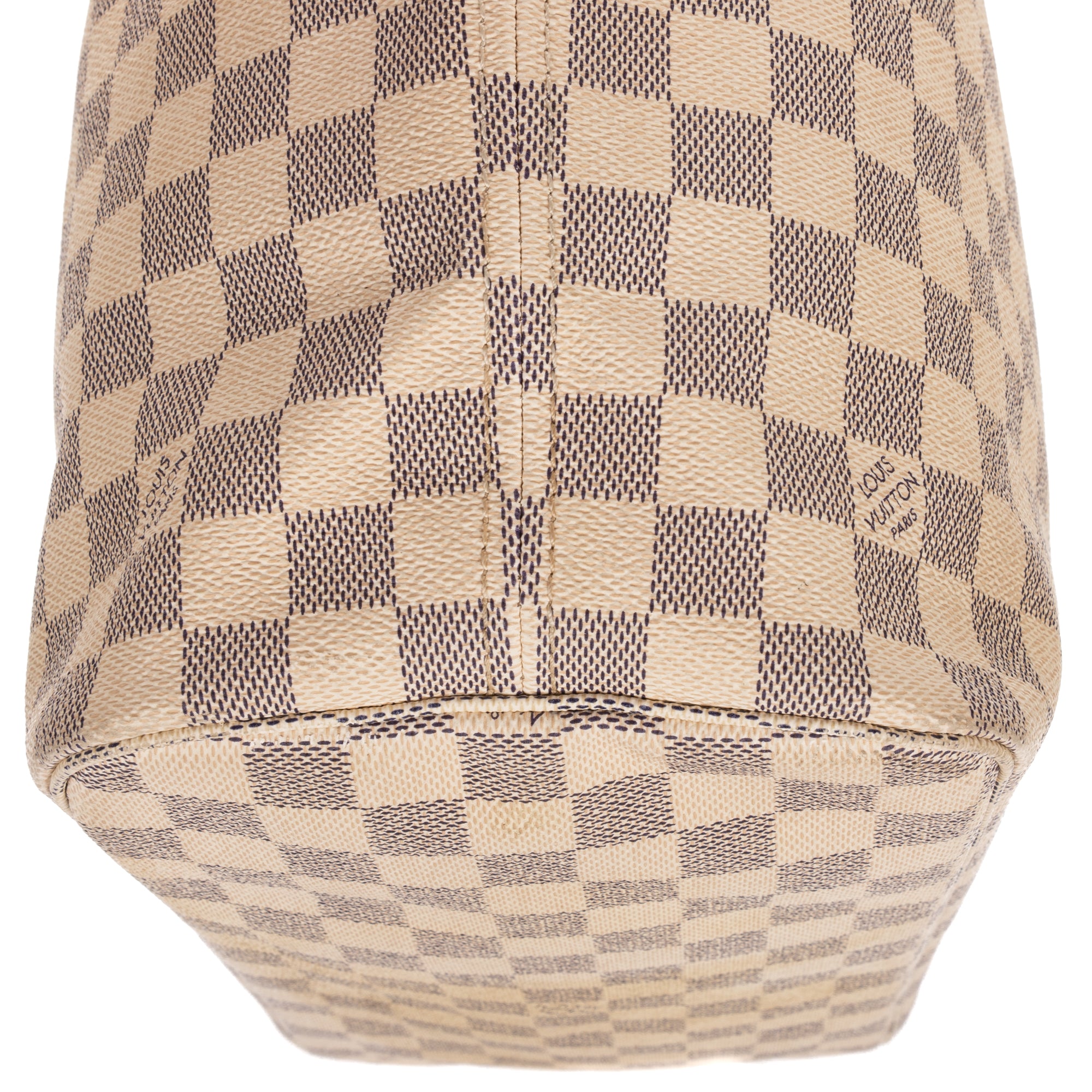 Shoulder Bag Neverfull MM Ivory Damier Azur