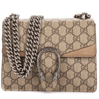 Shoulder Bag Mini Dionysus Chain Crossbody Mini Beige Supreme Coated Canvas