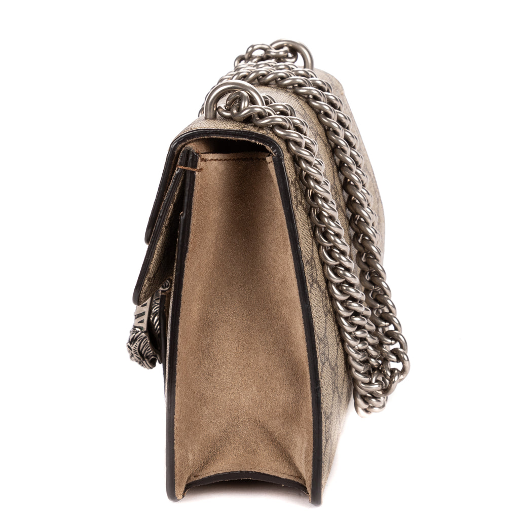 Shoulder Bag Mini Dionysus Chain Crossbody Mini Beige Supreme Coated Canvas