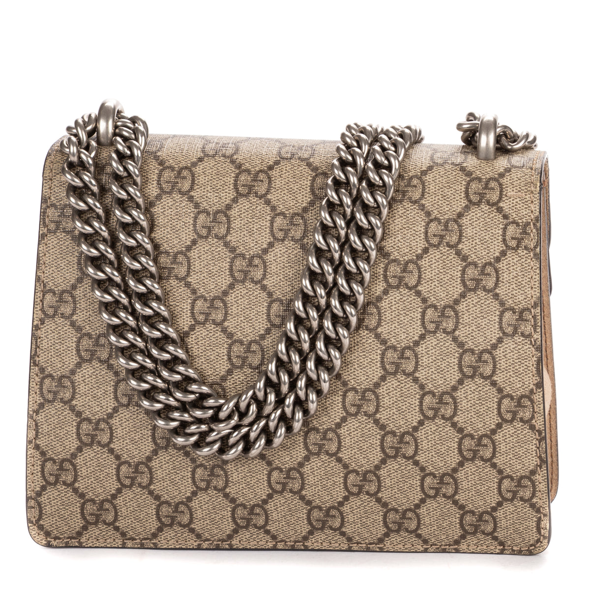Shoulder Bag Mini Dionysus Chain Crossbody Mini Beige Supreme Coated Canvas
