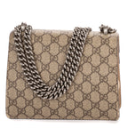 Shoulder Bag Mini Dionysus Chain Crossbody Mini Beige Supreme Coated Canvas