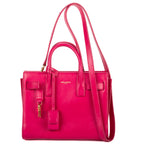 Shoulder Bag Nano Sac de Jour Pink Calfskin Leather