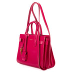 Shoulder Bag Nano Sac de Jour Pink Calfskin Leather